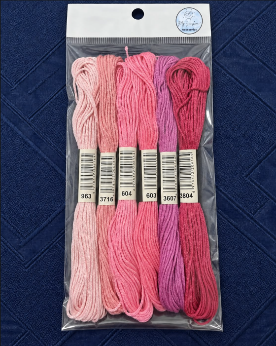 Set de hilos para bordar, gama de colores 1