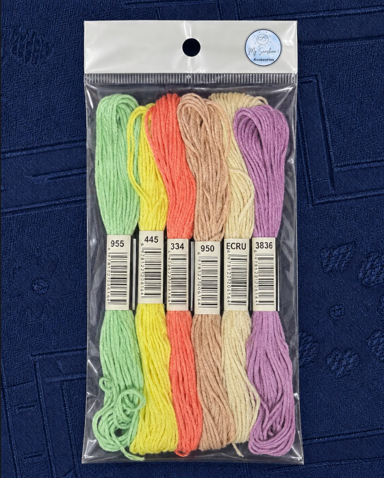 Set de hilos para bordar, gama de colores 2
